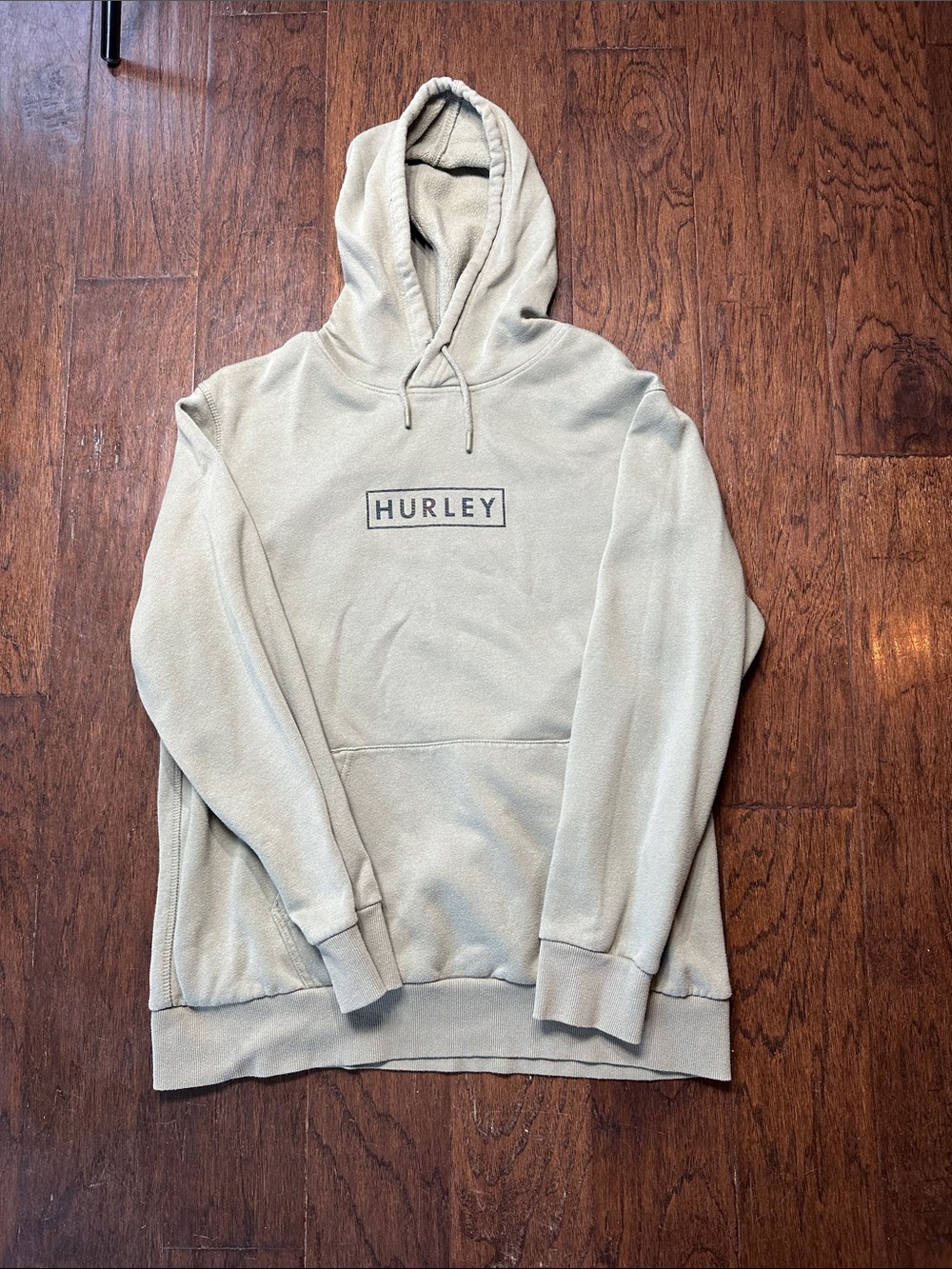 Hurley Men's Sage Green Pullover Hoodie